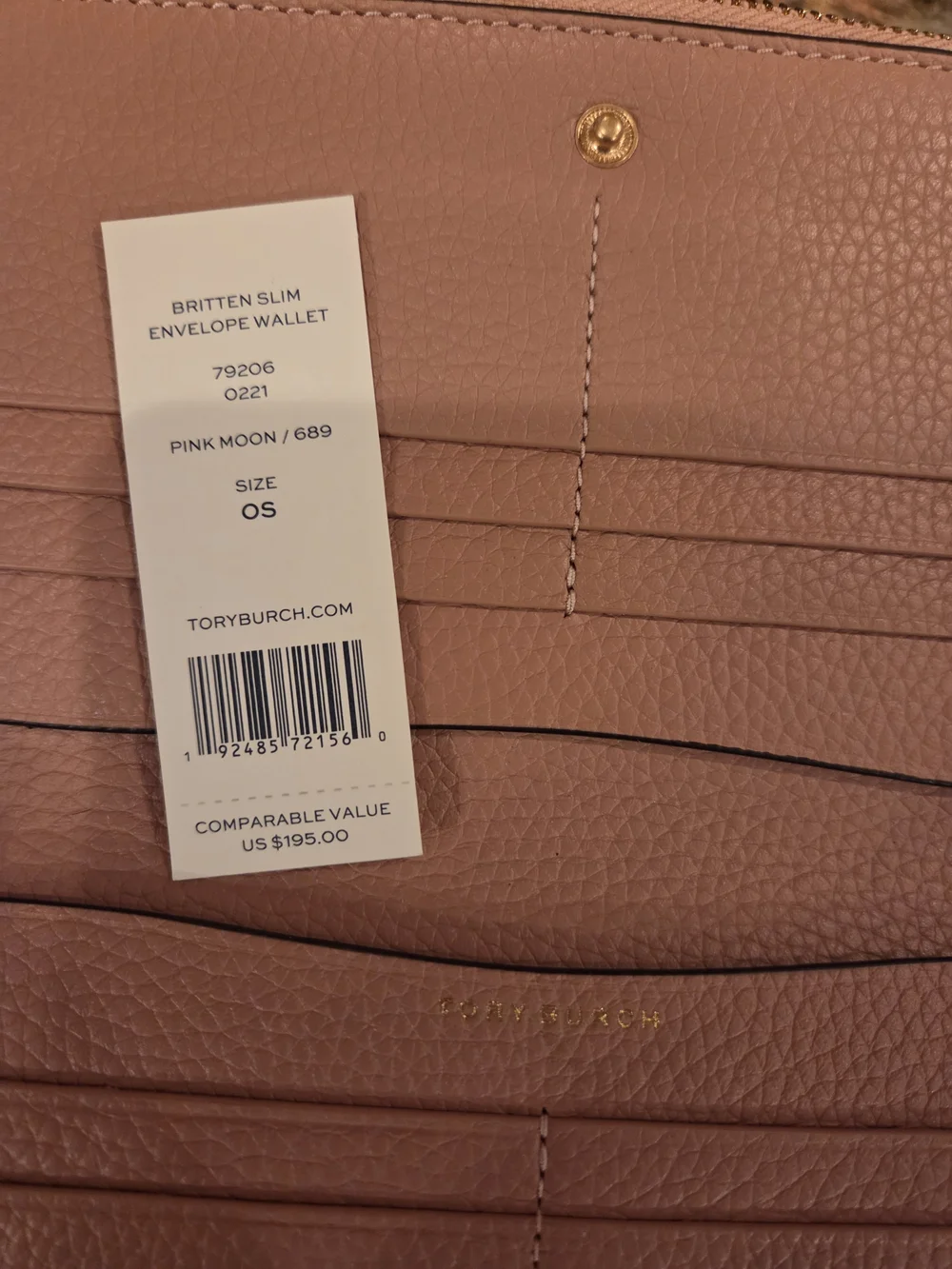 Tory Burch Blush Pink Logo-Print Tote with Coordinating Wallett